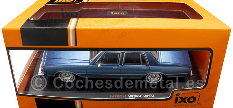 1981 Chevrolet Caprice Azul Metalizado 1:43 IXO Models CLC558N.22