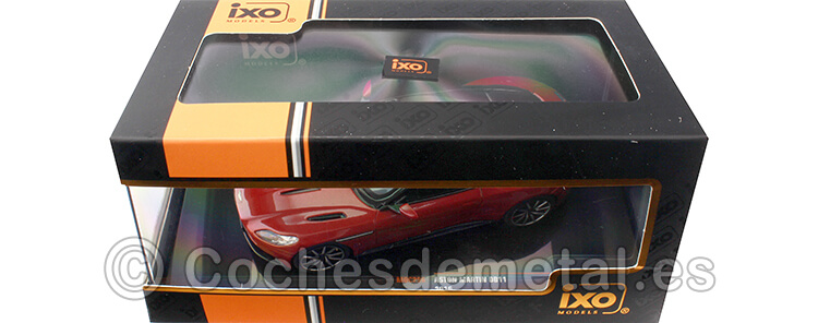 2016 Aston Martin DB 11 Rojo/Negro 1:43 IXO Models MOC296