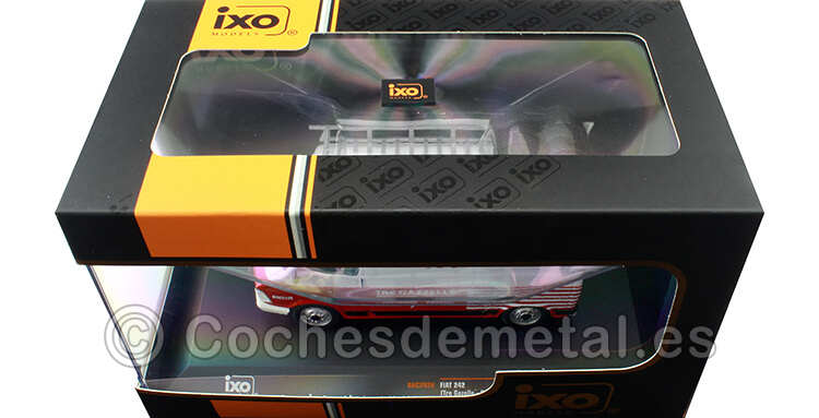 Fiat 242 Assistance with roof rack Bastos,   1:43 IXO Models RAC292X