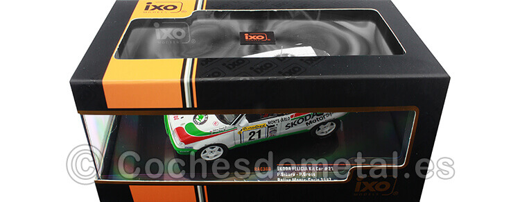 1997 Skoda Felicia Kit Car Rallye Monte Carlo, P.Sibera, P.Gross, 21,   1:43 IXO Models RAC388