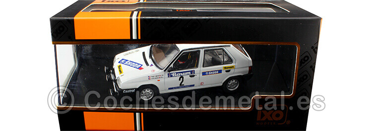 1989 Skoda Favorit 136 L Nº2 Sibera/Gross Rallye Valasskaa Zima 1:43 IXO Models RAC407B.22