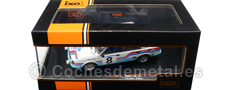 1988 Skoda 130 L Nº 8 Krecek/Motl Rallye Bohemia 1:43 IXO Models RAC408A