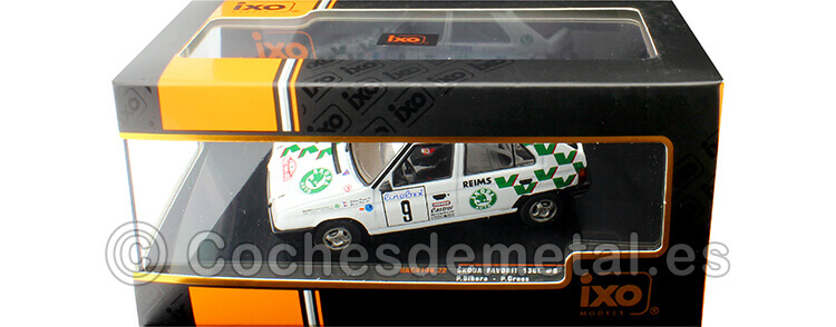 1993 Skoda Favorit 136L Nº9 Sibera/Gross Rallye Monte Carlo 1:43 IXO Models RAC414A.22