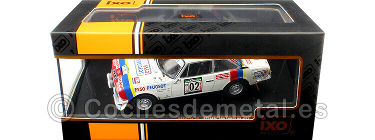 1978 Peugeot 504 Coupe V6 Nº02 Nicolas/Gamet Ganador Rallye Costa de Marfil 1:43 IXO Models RAC417A.22