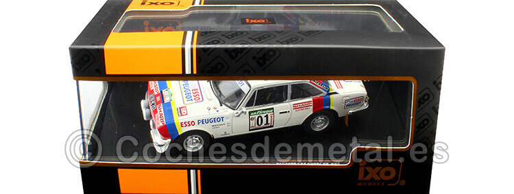 1978 Peugeot 504 Coupe V6 Nº01 Makinen/Todt Rallye Costa de Marfil 1:43 IXO Models RAC417B.22