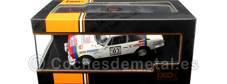 1978 Peugeot 504 Coupe V6 Nº03 Lampinen/Aho Rallye Costa de Marfil 1:43 IXO Models RAC417C.22