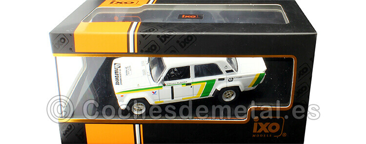 1988 Lada VAZ 2105 VFTS Nº1 Blahna/Schovanek Ganador Rally Pribram 1:43 IXO Models RAC421.22