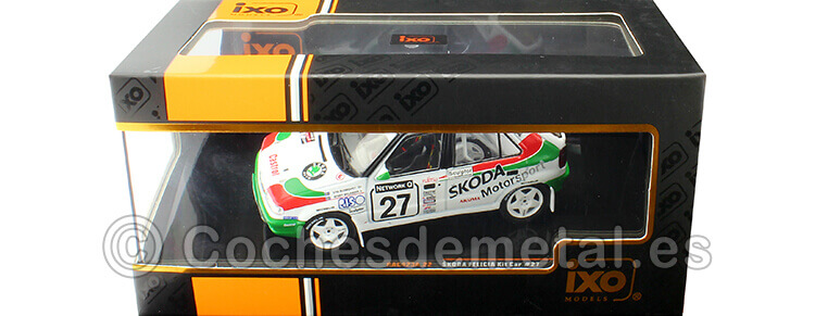 1996 Skoda Felicia Kit Car Nº27 Blomqvist/Melander RAC Rallye 1:43 IXO Models RAC423A.22