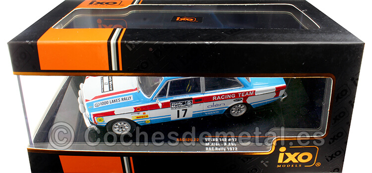 1972 Volvo 142 Nº17 Alen/Aho Rac Rally 1:43 IXO Models RAC426.22