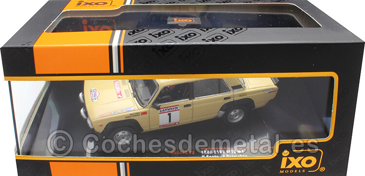 1984 Lada 2105 VFTS Nº1 Soots/Putmaker Ganador Rally Baltika 1:43 IXO Models RAC428.22