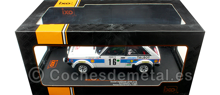 1981 Talbot Sunbeam Lotus Nº16 Frequelin/Todt Rallye Monte Carlo 1:24 IXO Models 24RAL023A.22
