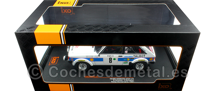 1981 Talbot Sunbeam Lotus Nº8 Toivonen/Gallagher Rallye Monte Carlo 1:24 IXO Models 24RAL023B.22
