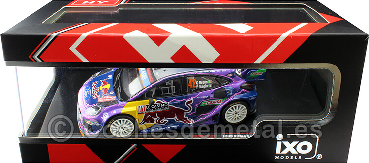 2022 Ford Puma Rally1 Nº42 Breen/Nagle Rally Monte Carlo 1:43 IXO Models RAM829