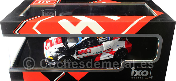 2022 Toyota GR Yaris Rally1 Nº69 Rovanpera/Halttunen Rally Monte Carlo 1:43 IXO Models RAM833