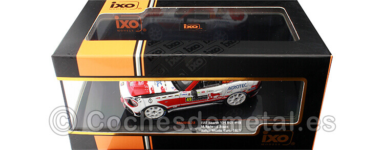 2022 Fiat Abarth 124 RGT Nº49 Rada/Jugas Rally Monte Carlo 1:43 IXO Models RAM846