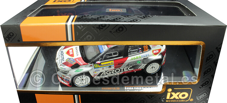 2023 Skoda Fabia RS Rally2 Nº18 Kopecký/Hloušek Rally Barum 1:43 IXO Models RAM907.22