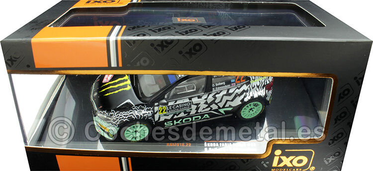 2024 Skoda Fabia RS Rally2 Nº22 Solberg/Edmondson Rally Monte Carlo 1:43 IXO Models RAM918.22