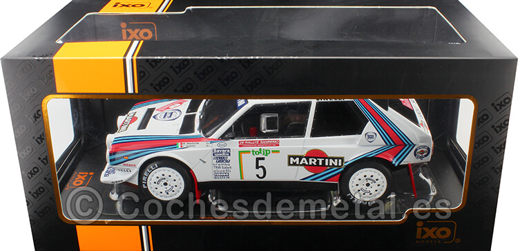 1986 Lancia Delta S4 Nº5 Biasion/Siviero Rally San Remo 1:18 IXO Models 18RMC130B.22S