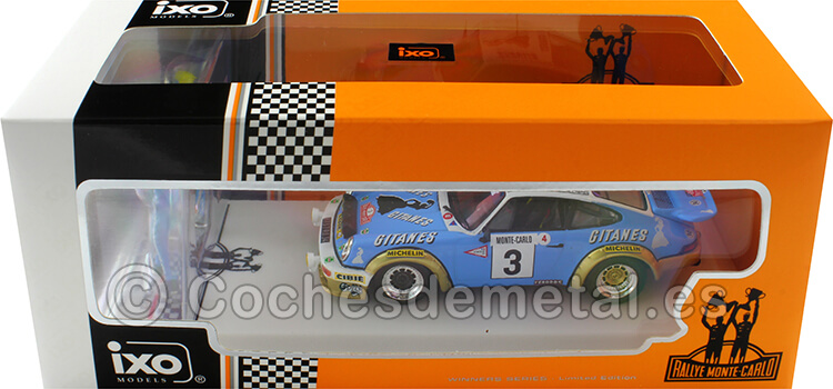 1978 Porsche 911 Carrera Nº3 Nicolas/Laverne Ganador Rally Monte Carlo 1:43 IXO Models SPRM001-78