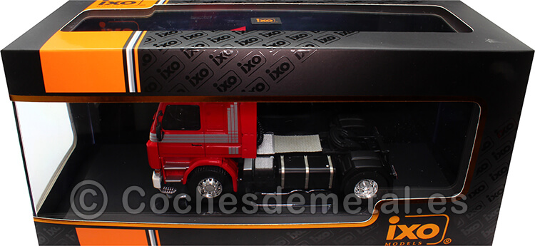 1981 Cabeza Tractora Scania 142 M Rojo Decorado 1:43 IXO Models TR173.22