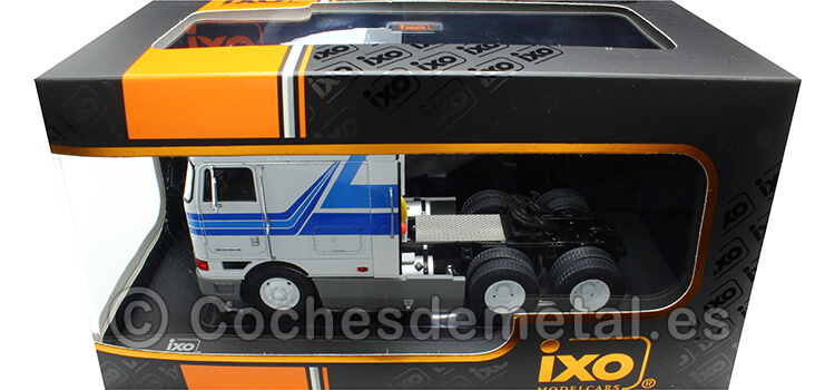 1995 Cabeza Tractora International Eagle Cabover Blanco/Azul 1:43 IXO Models TR190.22