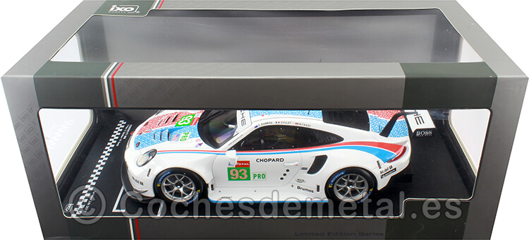 2019 Porsche 911 (991) RSR Nº93 Tandy/Bamber/Pilet 24h LeMans 1:18 IXO Models LEGT18025