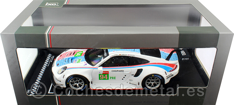 2019 Porsche 911 (991) RSR Nº94 Müller/Jaminet/Olsen 24h LeMans 1:18 IXO Models LEGT18026