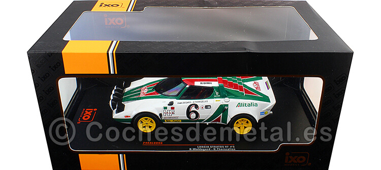 1976 Lancia Stratos HF Nº6 Waldegard/Thorszelius Rallye Monte Carlo 1:24 IXO Models 24RAL009B