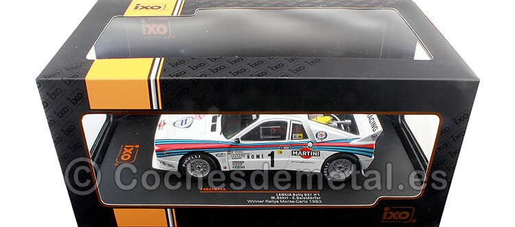 1983 Lancia Rally 037 Nº1 Röhrl/Geistdörfer Ganador Rallye Monte Carlo 1:24 IXO Models 24RAL015A