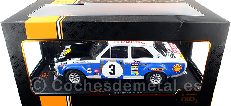 1973 Ford Escort MK1 RS 1600 Nº3 Preston/Smith Safari Rally 1:18 IXO Models 18RMC075B