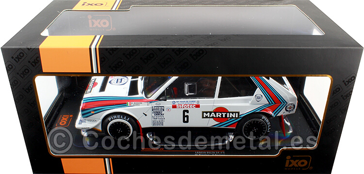 1986 Lancia Delta S4 Martini Nº6 Biasion/Siviero Rallye Tour de Corse 1:18 IXO Models 18RMC083C