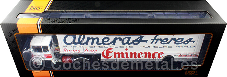 1988 Trailer Berliet TR280 Almeras Eminence Porsche Racing Team 1:43 IXO Models TTR026