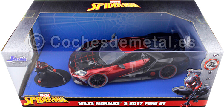 2017 Ford GT + Miles Morales Spider-Man 1:24 Jada Toys 31190