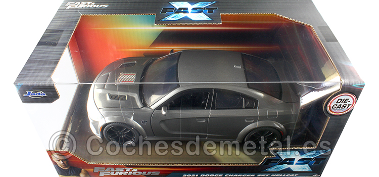 2021 Dodge Charger SRT Hellcat Fast X Fast & Furious 10 Gris 1:24 Jada Toys 34472 253203085