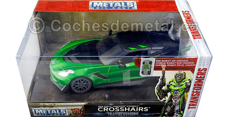 2016 Chevrolet Corvette Stingray Crosshairs - Transformers 5 1:24 Jada Toys 98499