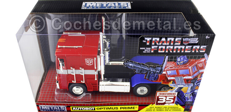 1984 Autobot G1 Optimus Prime Transformers Rojo-Azul 1:24 Jada Toys 99524