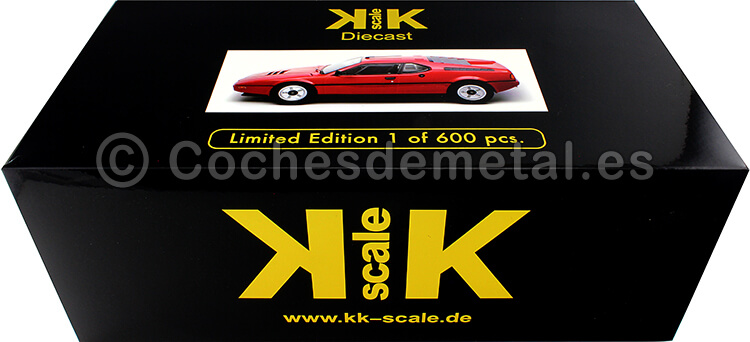 1978 BMW M1 Rojo 1:12 KK-Scale 120011