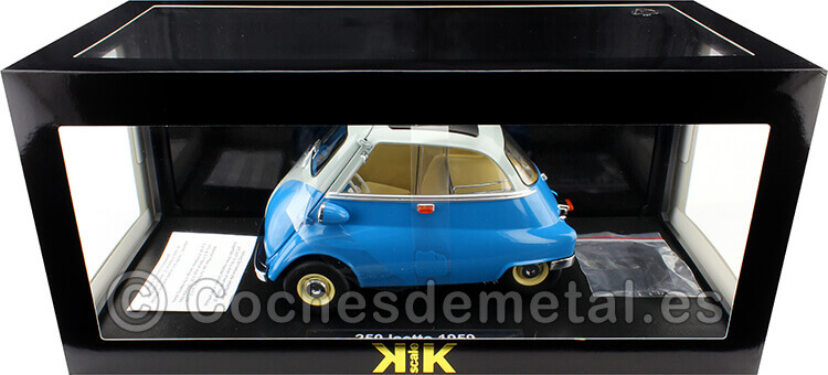 1959 BMW 250 Isetta Azul/Gris 1:12 KK-Scale 120042