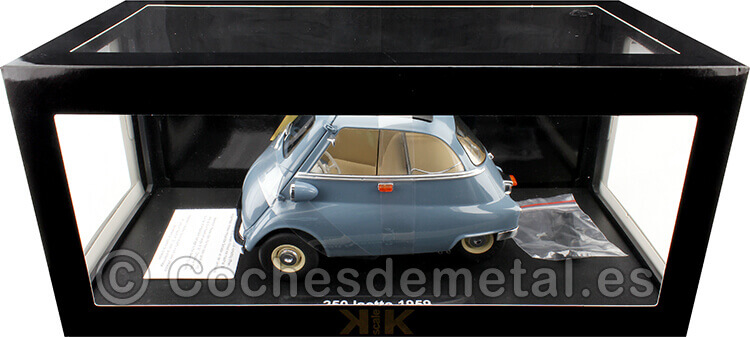 1959 BMW 250 Isetta Gris Azulado 1:12 KK-Scale KKDC120046