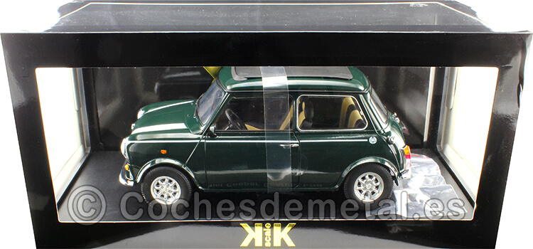 1997 Mini Cooper con Techo Corredizo Verde Oscuro 1:12 KK-Scale KKDC120071L