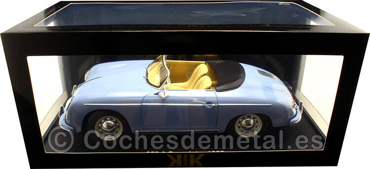 1955 Porsche 356 A Speedster Azul Claro 1:12 KK-Scale KKDC120095