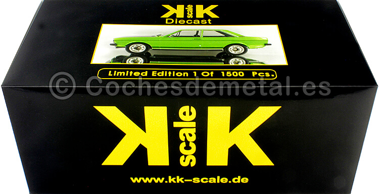1972 Audi 80 GTE Verde/Negro 1:18 KK-Scale 180032