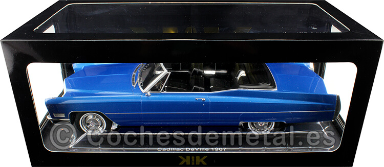 1967 Cadillac DeVille Convertible Azul Metalizado 1:18 KK-Scale 180318
