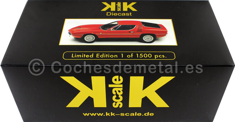 1970 Alfa Romeo Montreal Rojo 1:18 KK-Scale 180381