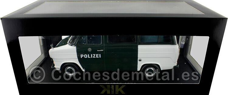 1965 Ford Transit Bus Policia Hamburgo 1:18 KK-Scale 180466