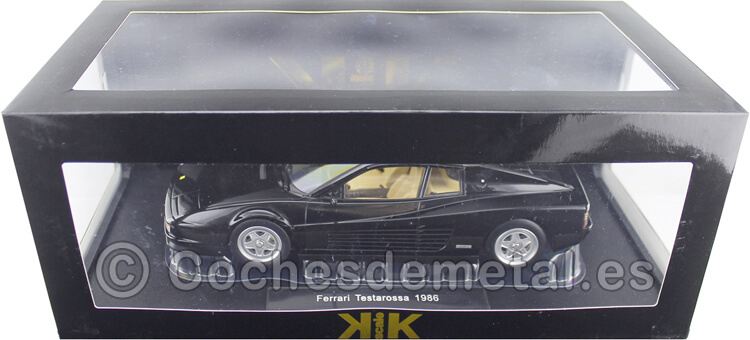 1986 Ferrari Testarossa Negro 1:18 KK-Scale 180512