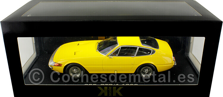 1969 Ferrari 365 GTB/4 Daytona Coupe Serie 1 Amarillo 1:18 KK-Scale 180582