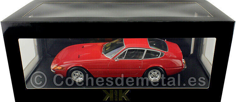 1971 Ferrari 365 GTB/4 Daytona Coupe Serie 2 Rojo 1:18 KK-Scale 180591