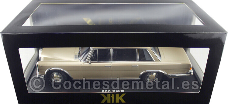 1963 Mercedes-Benz 600 SWB Pullman (W100) Metallic Gold 1:18 KK-Scale 180603