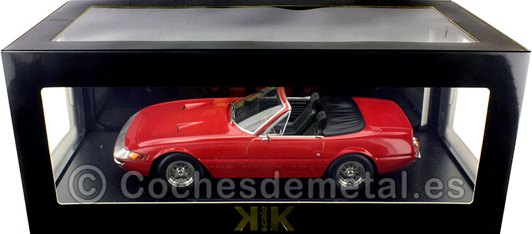 1969 Ferrari 365 GTB/4 Daytona Convertible Serie 1 Rojo 1:18 KK-Scale 180611